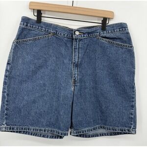 Vintage Levis Shorts Womens 16 Blue Relaxed Fit 90s 100% Cotton Denim